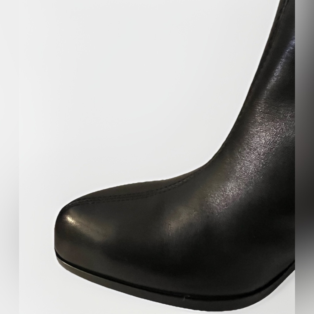 Massimo Dutti Women’s Leather Boots 1003/650 Black Size 37 EU / 6 US - Picture 6 of 6